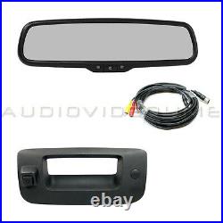 Rearview Mirror withMonitor+Backup Camera for 2007-2014 GMC SIERRA CHEVY SILVERADO