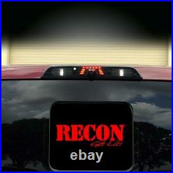 Recon Smoked Lens LED Third Brake Light with Camera For 2017-2020 Ford Super Duty