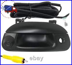 Replace Rear View Camera Car Backup Tailgate Handle Camera Black