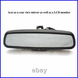 Reverse Backup Camera & Replacement Mirror Monitor for Chevy Express GMC Savana