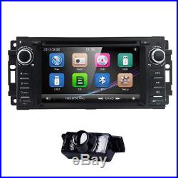 Reverse Camera +1Din Car Radio Stereo GPS DVD CD Player Canbus for Jeep Wrangler