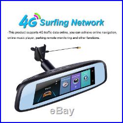 Smart Car DVR Camera rear view mirror Android GPS WIFI ADAS Dash Cam dual lens