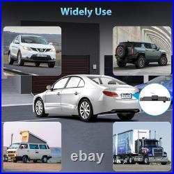 Solar Wireless Backup Camera 7 Monitor Rechargeable 1080P Waterproof Car Truck