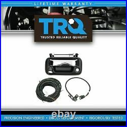 TRQ Rear View Camera Add On Kit with Wiring Harness & Tailgate Handle for Ford