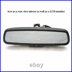 Tailgate Reverse Backup Camera +4.3' Mirror Monitor for Dodge Ram 1500 2500 3500