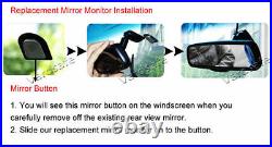Tailgate Reverse Backup Camera +4.3' Mirror Monitor for Dodge Ram 1500 2500 3500