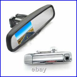 Tailgate Reverse Camera + Replacement Rear Mirror Monitor for Isuzu D-Max Dmax