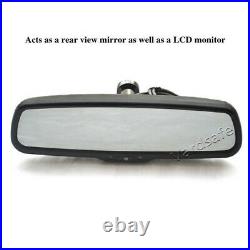 Tailgate Reverse Camera + Replacement Rear Mirror Monitor for Isuzu D-Max Dmax