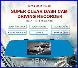 Topgear Dash Camera Dual Recording+Reverse Camera Night Vision SONY CMOS HD1080p