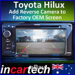Toyota Hilux Hiace add Reverse Camera Integration OEM Factory Navigation Screen