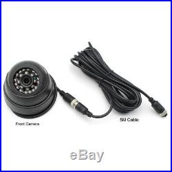 Truck Lorry Bus DVR Video Recorder 7 Monitor Side Rear Front View Camera System