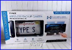 Type S BT530033 Black 6.8 Wireless Widescreen Solar Powered HD Backup Camera
