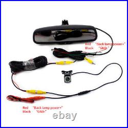 US 4.3 Reversing Dimming Rear View Mirror Monitor With LED Camera Night Vision