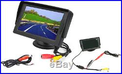 US Car Rear View System Backup Reverse Camera Night Vision 4.3 TFT LCD Monitor
