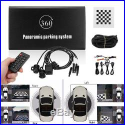 Universal 360° View Panoramic Parking System Front Rear View Car DVR 4 Camera