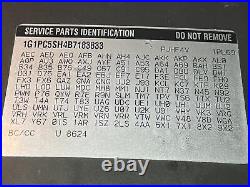 Used Deck Lid fits 2011 Chevrolet Cruze witho spoiler witho rear view camera Grade