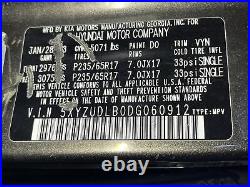Used Deck Lid fits 2013 Hyundai Santa fe SWB Sport withrear view camera witho navig Used Deck Lid fits 2013 Hyundai Santa fe SWB Sport withrear view camera witho navig