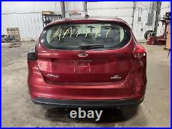 Used Deck Lid fits 2016 Ford Focus rear view camera Htbk spoiler electric EV Gr