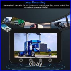 VSYSTO X10 HD Backup Camera and Dashcam System 10-inch LCD Quad Split View with