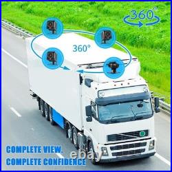 VSYSTO X10 HD Backup Camera and Dashcam System 10-inch LCD Quad Split View with