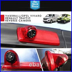 Vauxhall Vivaro Reversing Camera & 4.3 Flip Monitor 3rd Brake Light 2014 On