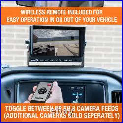 Vehicle Back-Up Monitor Rear View Observation System Kit with Night Vision Camer