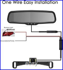 Vehicle Rear View Mirror Backup Camera