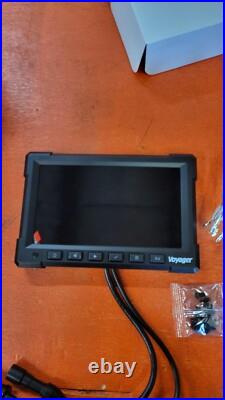Voyager Vom718 7 Rear View Wide Format LCD Backup Monitor With 3 Camera Inputs