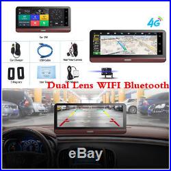 WIFI 8 HD 1080P Android Car Dual Camera Rear View DVR Recorder + GPS Navigator