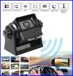 WIRELESS Wi-Fi HITCH CAM MAGNET PARKING BACK UP CAMERA TRAILER MAGNETIC BASE