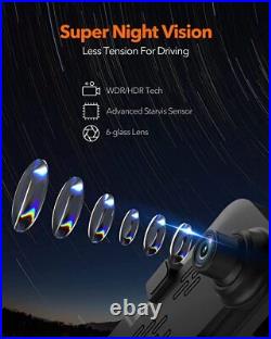 WOLFBOX 12 G840S Mirror 4K Dash Cam Backup Camera 2160P Full HD Free SD & GPS WOLFBOX 12 G840S Mirror 4K Dash Cam Backup Camera 2160P Full HD Free SD & GPS