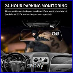 WOLFBOX G840S 12 4k Dash Cam Car With Free SD Mirror Cameras Front and Rear