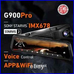 WOLFBOX G900PRO Mirror Dash Cam with STARVIS 2 IMX678, Rear View Mirror Camera WOLFBOX G900PRO Mirror Dash Cam with STARVIS 2 IMX678, Rear View Mirror Camera