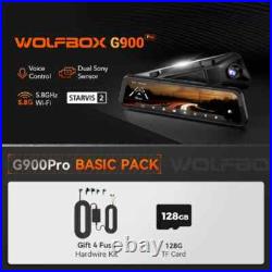 WOLFBOX G900PRO Mirror Dash Cam with STARVIS 2 IMX678, Rear View Mirror Camera WOLFBOX G900PRO Mirror Dash Cam with STARVIS 2 IMX678, Rear View Mirror Camera