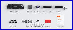 WOLFBOX G900 PRO Mirror Dash Cam STARVIS 2 IMX678 WIFI Rear View Mirror Camera