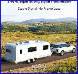 WZBB 8-Inch Wireless Backup Camera for RV Trailer Trucks Camper HD 1080P
