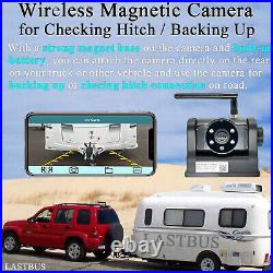 Wifi Magnetic Car Backup Reverse Camera Battery Powered Fit iOS/Android Phone HD
