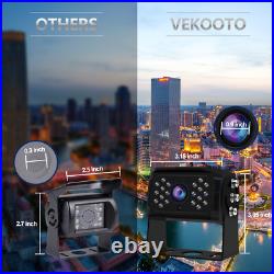 Wire Backup Camera Kit, 10.1'' Monitor, 2×1080P Waterproof Night Vision Camera Wire Backup Camera Kit, 10.1'' Monitor, 2×1080P Waterproof Night Vision Camera