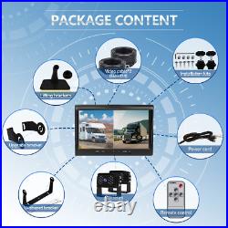 Wire Backup Camera Kit, 10.1'' Monitor, 2×1080P Waterproof Night Vision Camera Wire Backup Camera Kit, 10.1'' Monitor, 2×1080P Waterproof Night Vision Camera