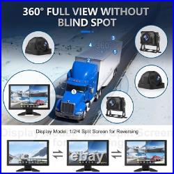 Wire Backup Camera for truck RV 1080P 10.1 Touchscreen Monitor 4 Cameras System Wire Backup Camera for truck RV 1080P 10.1 Touchscreen Monitor 4 Cameras System