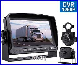 Wired Backup Camera Car Rear View Camera 7''Monitor 1080P DVR for Car Truck RV