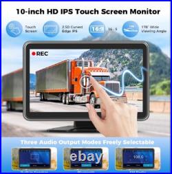 Wired Backup Camera System with Carplay & Android Auto, 10'' Touch