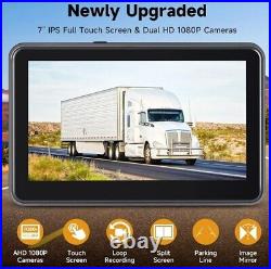 Wired Backup Camera with 7'' Touch Screen Monitor, Rear View Camera System fo Wired Backup Camera with 7'' Touch Screen Monitor, Rear View Camera System fo