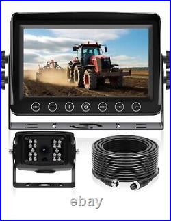 Wired Reverse Rear View Backup Camera 7 1080P AHD Monitor, IP69K No Water Leaka