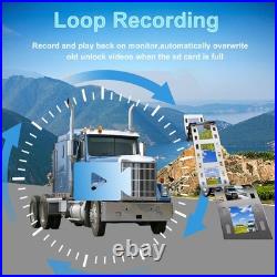Wireless 10.1 DVR 4-Screen Monitor +2x 1080P Backup Rear View Cameras Truck RV Wireless 10.1 DVR 4-Screen Monitor +2x 1080P Backup Rear View Cameras Truck RV