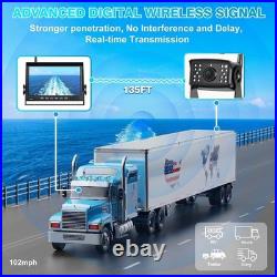 Wireless 10.1 DVR 4-Screen Monitor +2x 1080P Backup Rear View Cameras Truck RV Wireless 10.1 DVR 4-Screen Monitor +2x 1080P Backup Rear View Cameras Truck RV