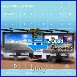 Wireless 10.1 DVR 4 Split Monitor 1080P Rear View Camera for Truck RV Trailer