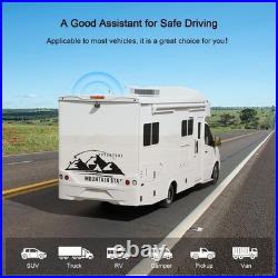 Wireless 10.1 DVR Monitor RV Truck Boat Magnetic Solar HD 1080P Backup Camera