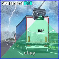 Wireless 7 Mirror Monitor DVR 1080p Backup Camera for Caravan Trailer Rear View