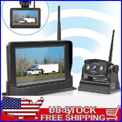 Wireless Backup Camera 1080P Magnetic Portable Rechargeable For Truck Trailer RV